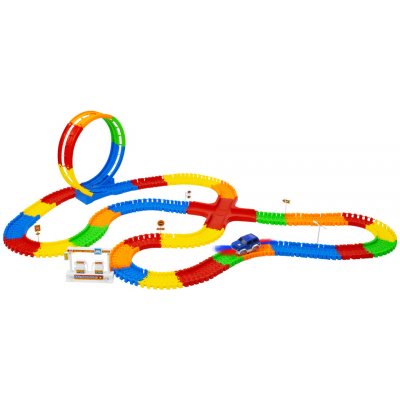 Kids World Svítící autodráha MAXI RACE 282 ks – Sleviste.cz