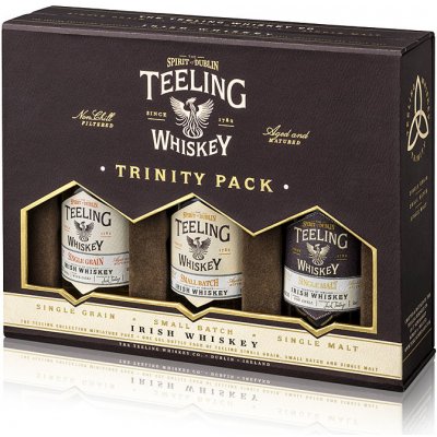 Teeling Whiskey Trinity Pack 46% 3 x 0,05 l (set)