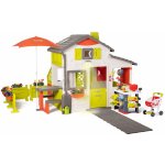 Smoby Domeček Neo Friends House DeLuxe s obchodem a zahradní kuchyňka s posezením – Hledejceny.cz