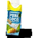 Pure Coco Kokosová voda s příchutí ananasu 330 ml