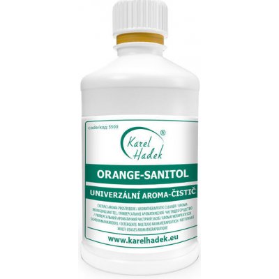 Karel Hadek Univerzální aroma-čistič ORANGE-SANITOL 500 ml – Zbozi.Blesk.cz