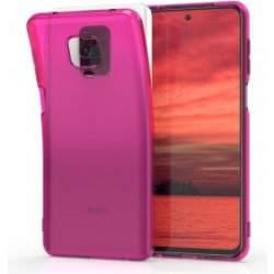 Pouzdro Kwmobile průhledné Xiaomi Redmi Note 9S / 9 Pro / 9 Pro Max růžové