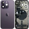 Náhradní kryt na mobilní telefon Kryt Apple iPhone 14 Pro zadní Housing s Malými Díly fialový