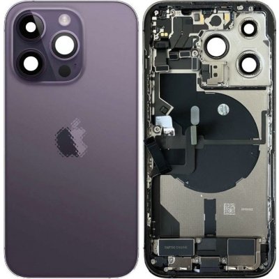 Kryt Apple iPhone 14 Pro zadní Housing s Malými Díly fialový – Hledejceny.cz