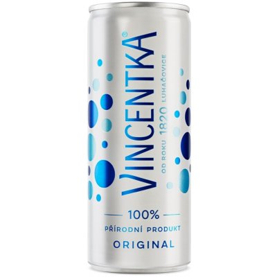 Vincentka Minerální voda plech 24 x 0,25 l – Hledejceny.cz