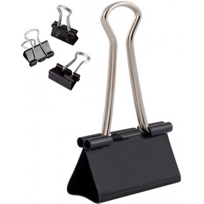Binder clip 41mm, 12ks DELI E9542A – Zboží Dáma