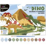 Paper Design Dinosauři Malování podle čísel na plátno 20 x 30 cm – Sleviste.cz