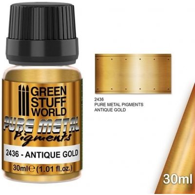 Pure metal Pigment Antique Gold 30ml – Zboží Dáma Pure metal Pigment Antique Gold 30ml – Zboží Dáma