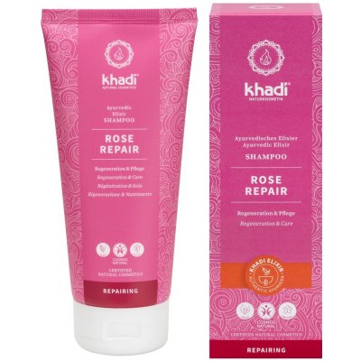Natural Trade Khadi elixír Shampoo Rose Repair 200 ml – Zboží Mobilmania