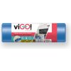 viGO! Pytle zatahovací HDPE 60l 12µm 10 ks modré