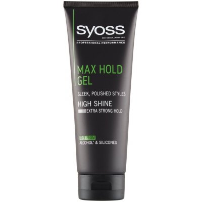 Syoss Max Hold Styling Gel 24h - pro Megasilnou fixaci vlasů 250 ml – Zboží Mobilmania