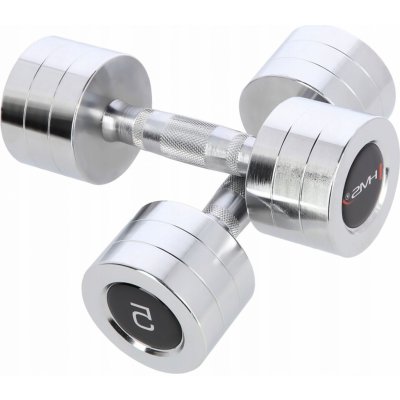 HMS CHD05 Chromované činky 2 x 5 kg – Zboží Dáma