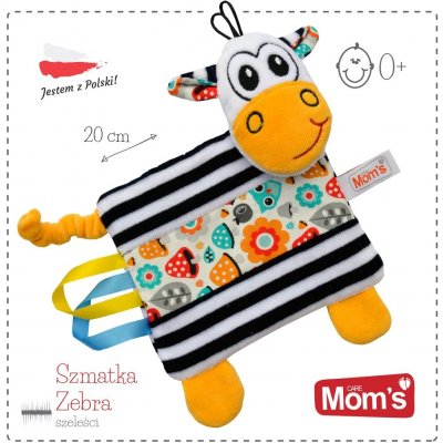 Hencz Toys plyšový šustící šátek kravička Mom´s care – Hledejceny.cz