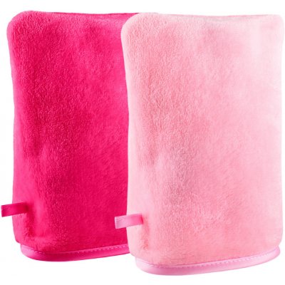 GloryStyles odličovací rukavičky Sv.růžová/tm.růžová 2 ks – Zboží Dáma