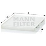 Filtr, vzduch v interiéru MANN-FILTER CU 2026 – Hledejceny.cz