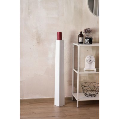 Elegantní váza OBELISK, sklolaminát, výška 100 cm, bílá – Hledejceny.cz