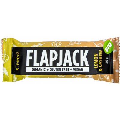 CEREA Flapjack bezlepkový kešu a citrón BIO 60 g