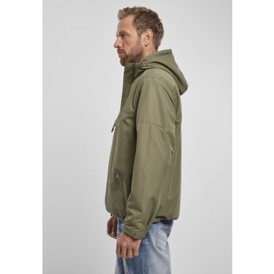 Brandit Fleece Pull Over Windbreaker olive camo