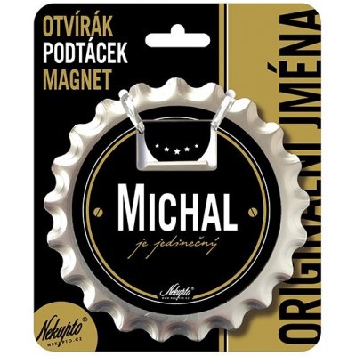 Nekupto Otvírák na pivo, podtácek se jménem - Michal