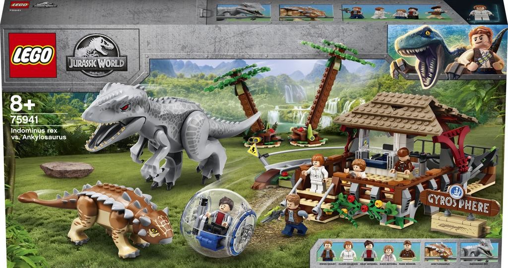 LEGO® Jurassic World 75941 Indominus rex vs. ankylosaurus​ od 4 299 Kč -  Heureka.cz