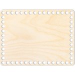 Woody Crafts Přírodní dno na háčkované košíky - Obdélník Velikost: 20x10 cm – Zbozi.Blesk.cz