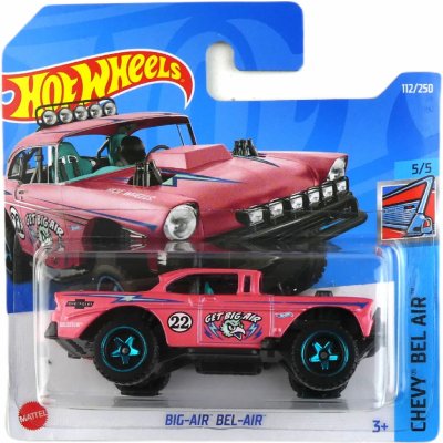 Hot Wheels Big-Air Bel-Air Pink – Zboží Mobilmania