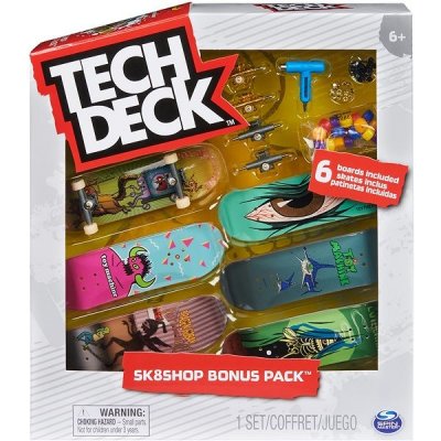 Spin Master Tech Deck Fingerboard s příslušenstvím Solid 6 ks – Zboží Dáma