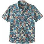 Patagonia Go To pánská košile blossoms modrá – Hledejceny.cz