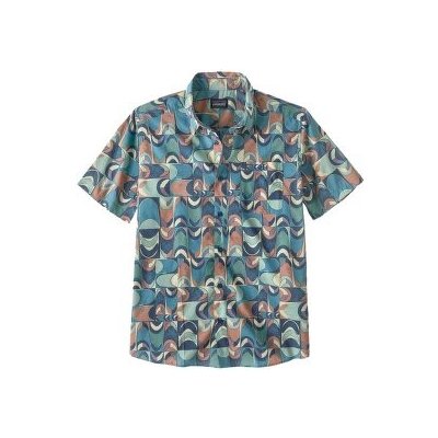 Patagonia Go To pánská košile blossoms modrá – Hledejceny.cz