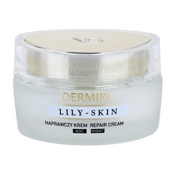 Dermika Lily Skin obnovující noční krém pro mladistvý vzhled LOXL Activator + Star Lily + RRP 50 ml