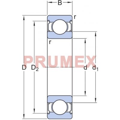 SKF 6202-2Z/C3 kuličkové ložisko – Zboží Mobilmania