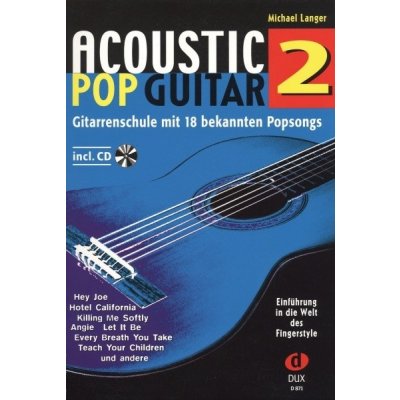 Acoustic Pop Guitar 2 + CD včetně 18 populárních hitů – Zboží Mobilmania