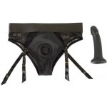 You2Toys Strap On Set Black, kalhotky a připínací penis sada – Sleviste.cz