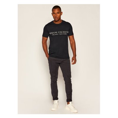 Armani Exchange T-Shirt 8NZT72 Z8H4Z 1510 Tmavomodrá – Zboží Mobilmania