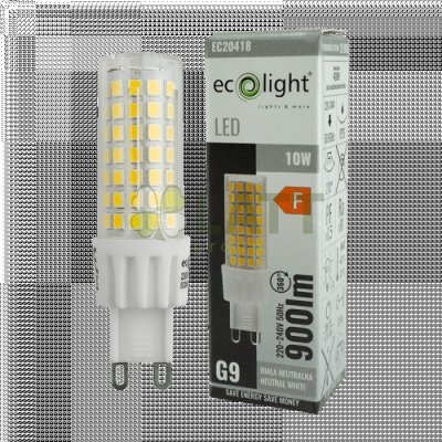 ECO LIGHT LED žárovka G9 10W neutrální bílá – Zboží Mobilmania