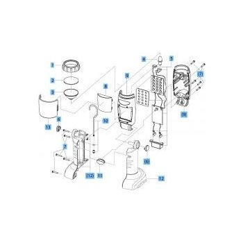 Narex 4. žárovka do svítilny 648283 pro Aku svítilna 0,7A 12V 648275