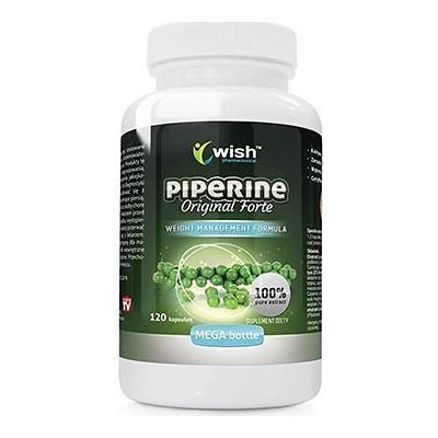 WISH Pharmaceutical Piperine Original Forte 120 kapsúl