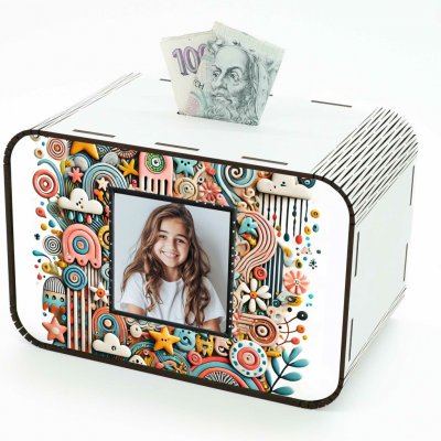 Dětská pokladnička - Dívčí s fotkou – Zboží Dáma