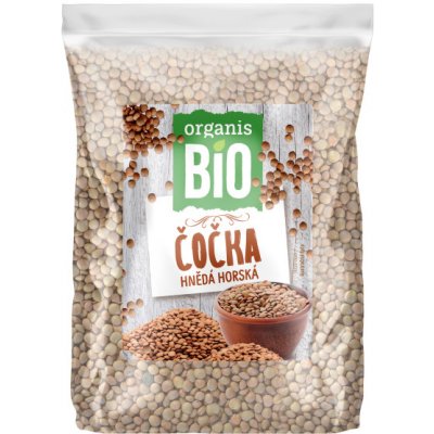 Organis Čočka hnědá horská bio 0,5 kg – Zboží Dáma