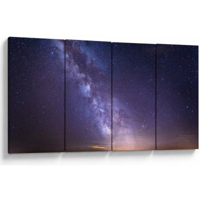 Obraz - Pohled do vesmíru, Čtyřdílný 160x80 cm – Hledejceny.cz
