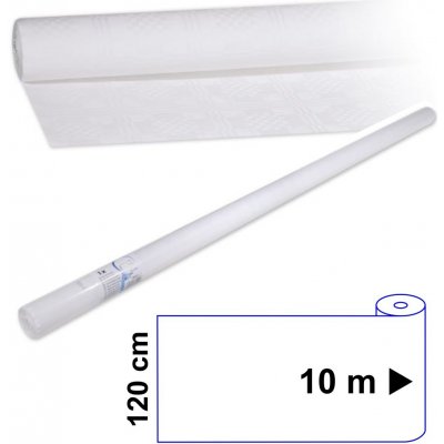 Wimex ubrus papírový 1,2x10 m bílý – Zboží Dáma