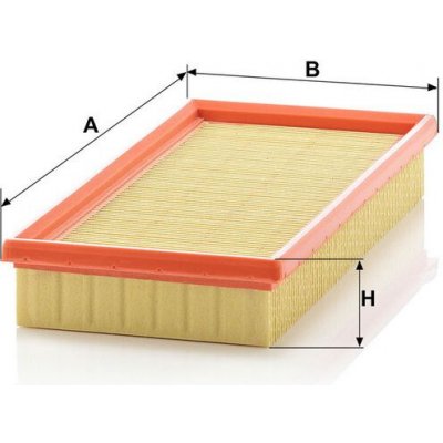 MANN-FILTER Vzduchový filtr MANN C2860 (MF C2860) – Hledejceny.cz