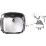 TĚSNĚNÍ NÝVLT s.r.o. SADA - těsnění ocel. dřezu, ŠEDÉ, OVÁL, 450x380 mm - K7/407 – Zboží Dáma