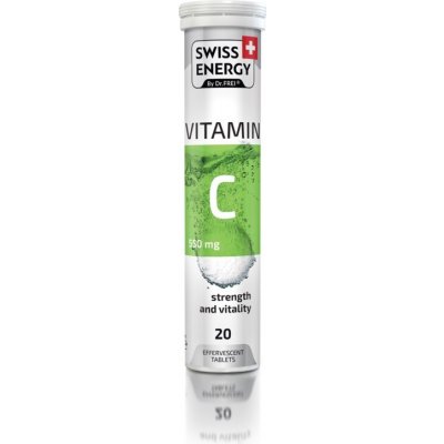 SWISS ENERGY Vitamín C 550 mg pro sílu a vitalitu, 20 šumivých tablet