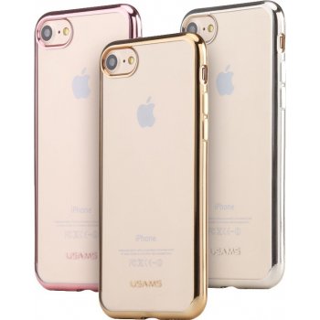 Pouzdro USAMS Kim TPU Dark iPhone 7 zlaté