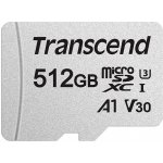 Transcend microSDXC UHS-I U3 512 GB TS512GUSD300S-A – Zboží Mobilmania