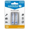 Baterie nabíjecí EverActive Silver Line AA 2000 mAh 2ks EVHRL6-2000