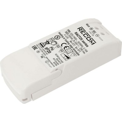 RECOM LED driver 25 W 500 mA 25 - 50 V/DC 1 ks – Zboží Mobilmania