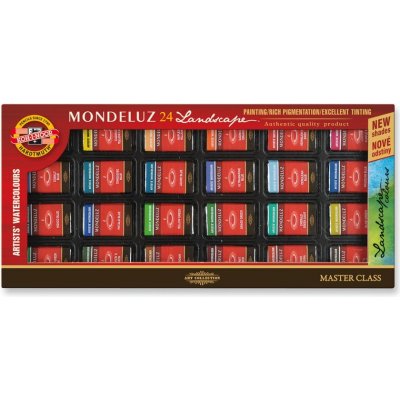 Koh-i-noor Souprava akvarelových barev 24 odstínů krajina – Hledejceny.cz