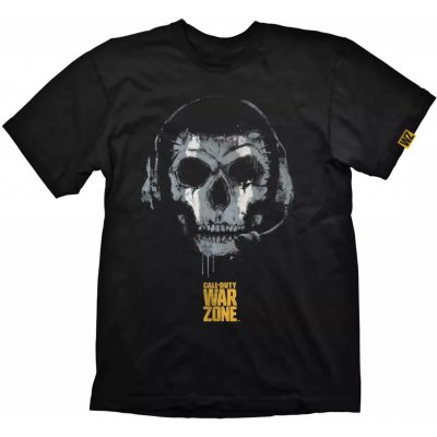 Call of Duty Warzone tričko Skull black